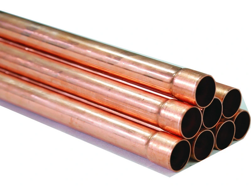 Seamless Round Copper Tubes For Medical Gases Or Vacuum